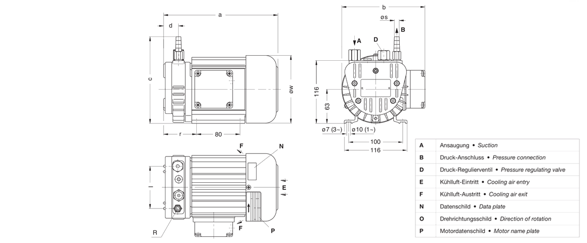 V-DTE 8干式真空泵